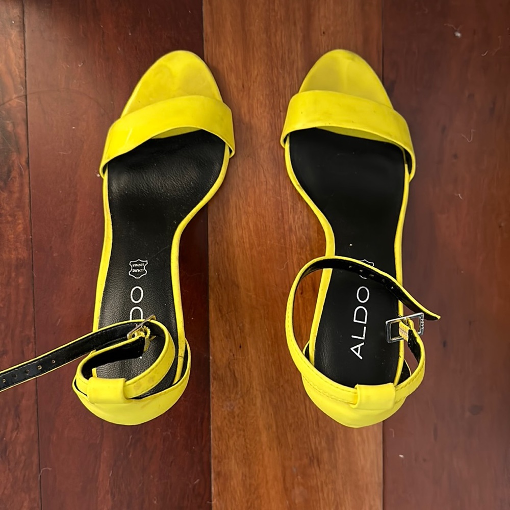 Aldo, Ibenama, neon yellow, size 7